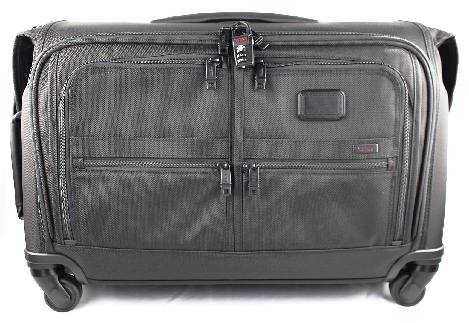 TUMI 'Alpha 2' Black Nylon 4 Wheeled Garment Bag Carry On 22038D2 eBay
